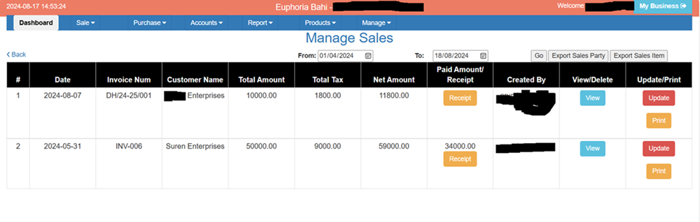 Euphoria Bahi Interface